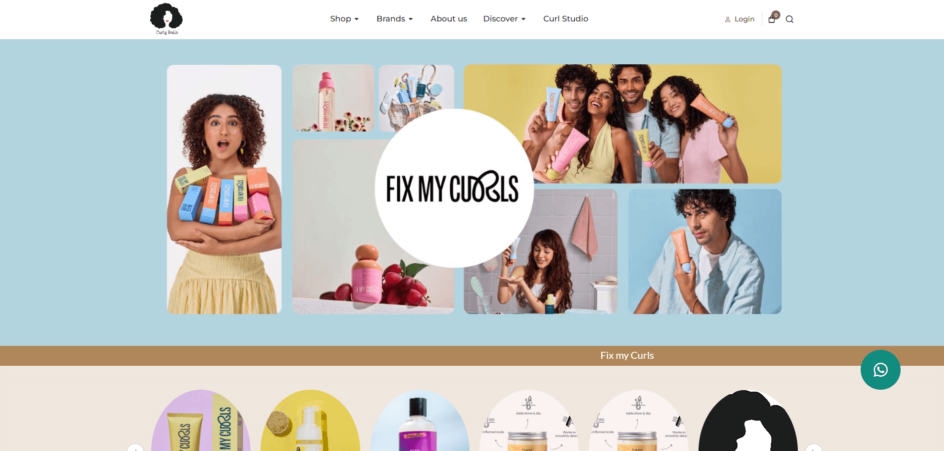 Curly Belle E-Commerce Platform